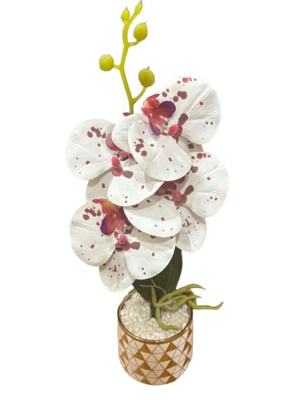 Artificial flower pot for home Orchid Home Decoration